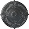 Ekena Millwork Attica Ceiling Medallion (Fits Canopies up to 3 3/4"), Hand-Painted Pewter, 39 1/2"OD x 2 1/2"P CM39ATPES - alternate 1